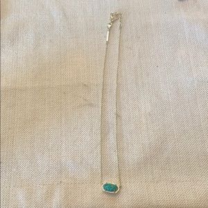 Kendra Scott Gold Turquoise Elisa Necklace